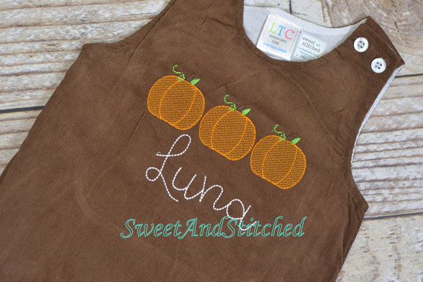 Girls Pumpkin Dress, monogrammed thanksgiving dress