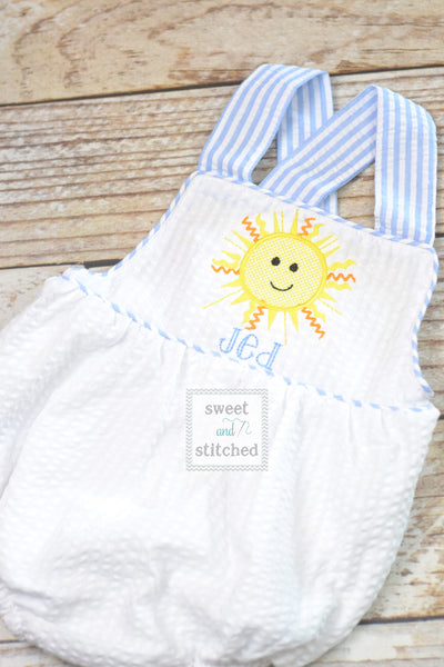 Monogrammed baby boy sunshine birthday outfit, sun 1st birthday cake smash outfit, sun birthday outfit